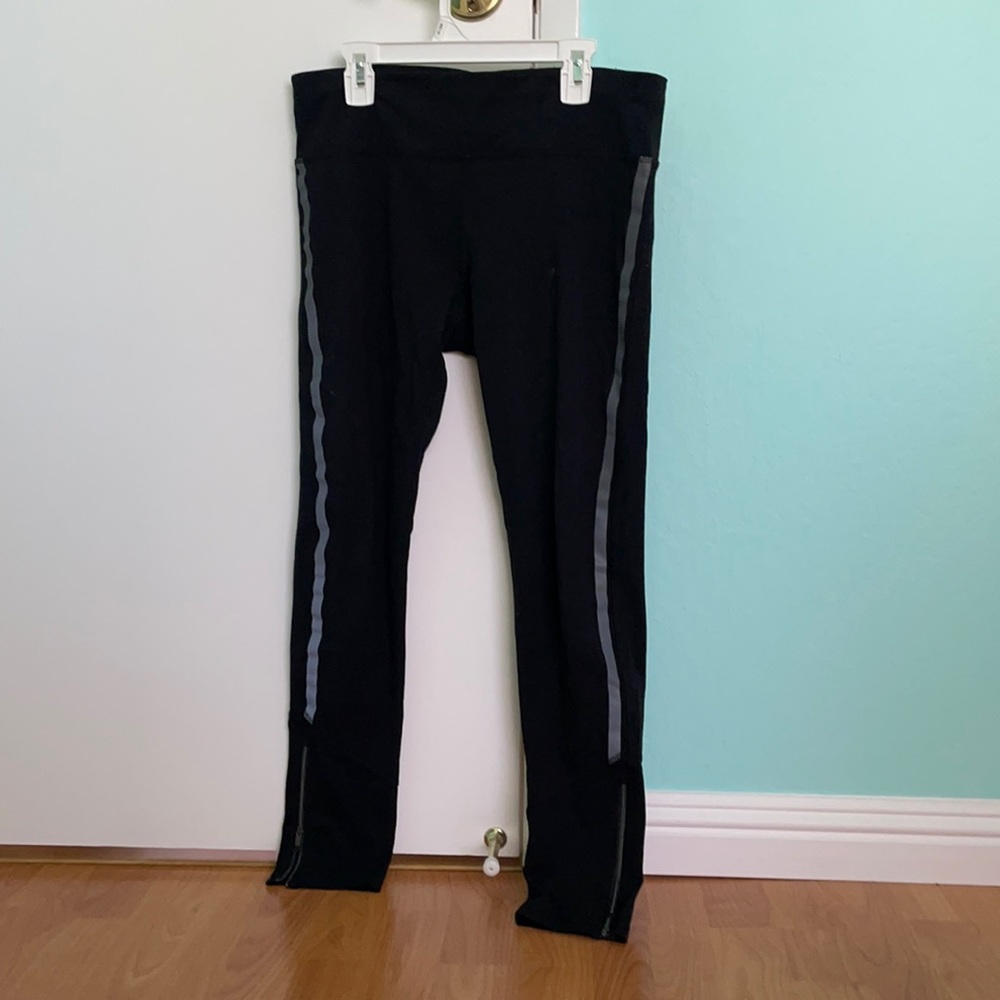 Black Calvin Klein Faux Leather Leggings